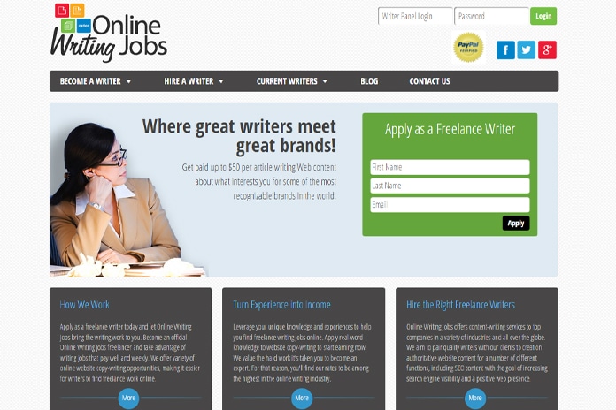 Online Writing Jobs