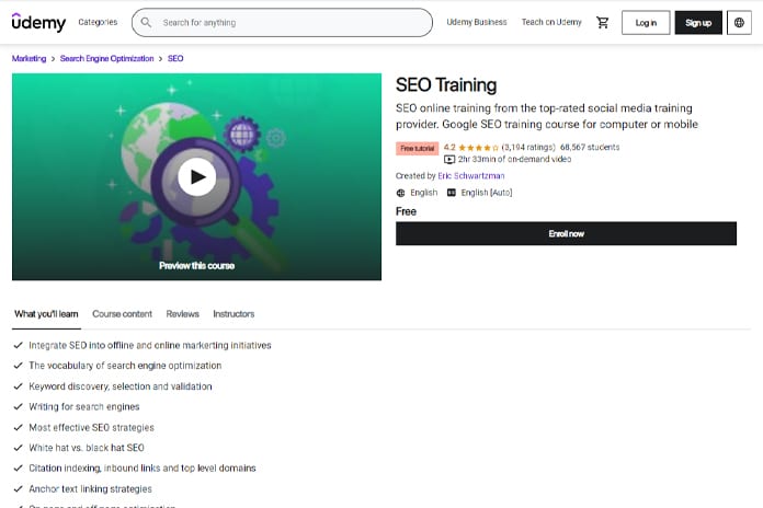 SEO Training Course