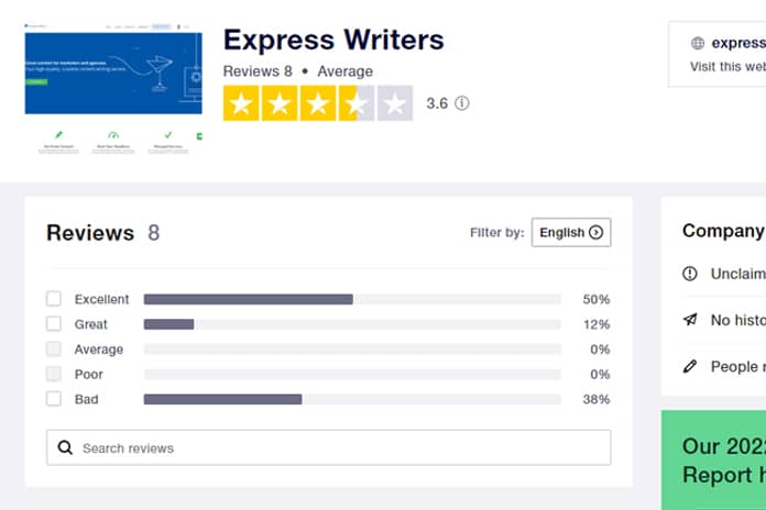 TrustPilot Express Writers Review