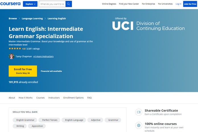 UCI Technical Writing Course