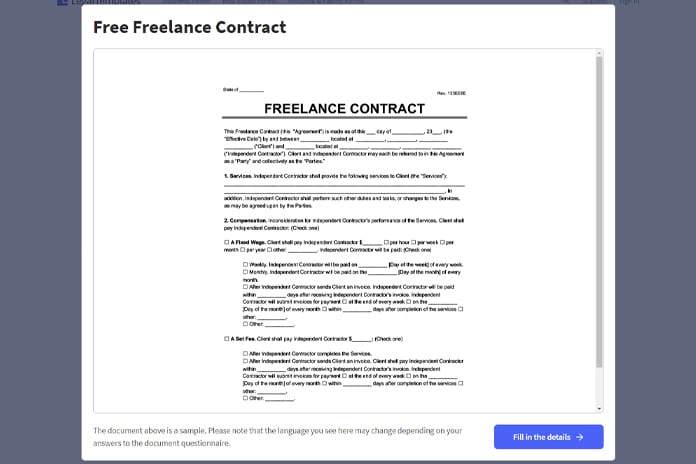 Freelance Contract Template