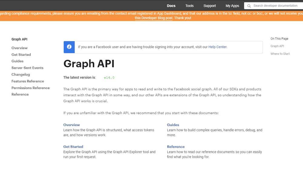 Facebook Graph API Documentation