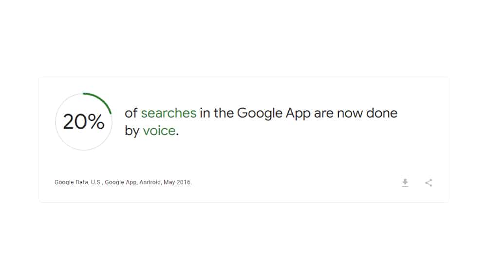 Google Searches by Voice