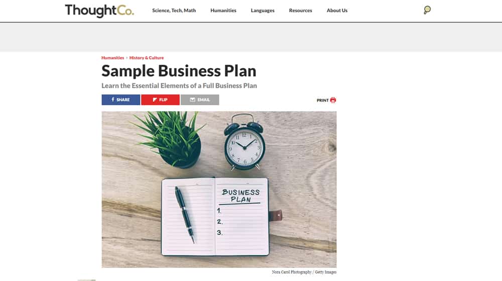 Sample Business Plan