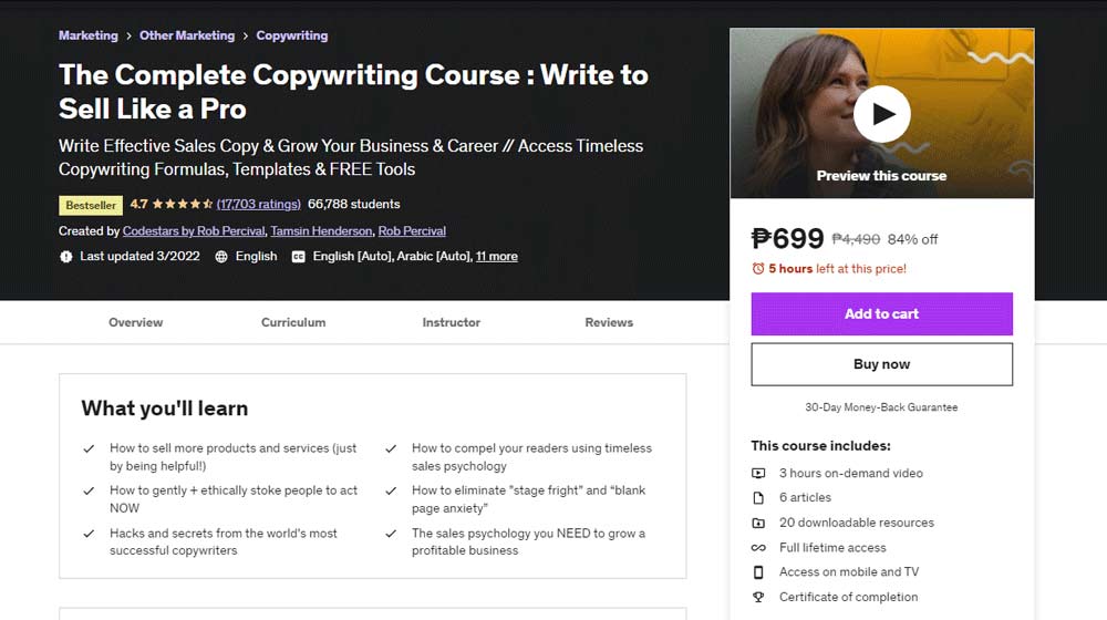 An Online Copywriting Course