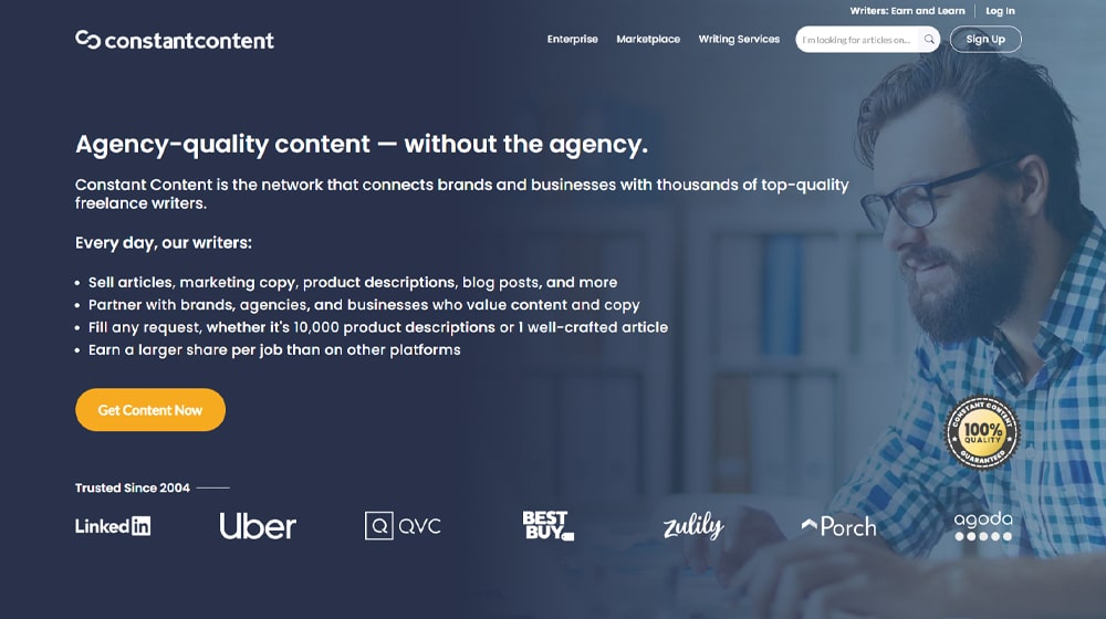 Constant Content Website