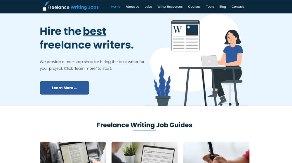 Freelance Writing Jobs Website