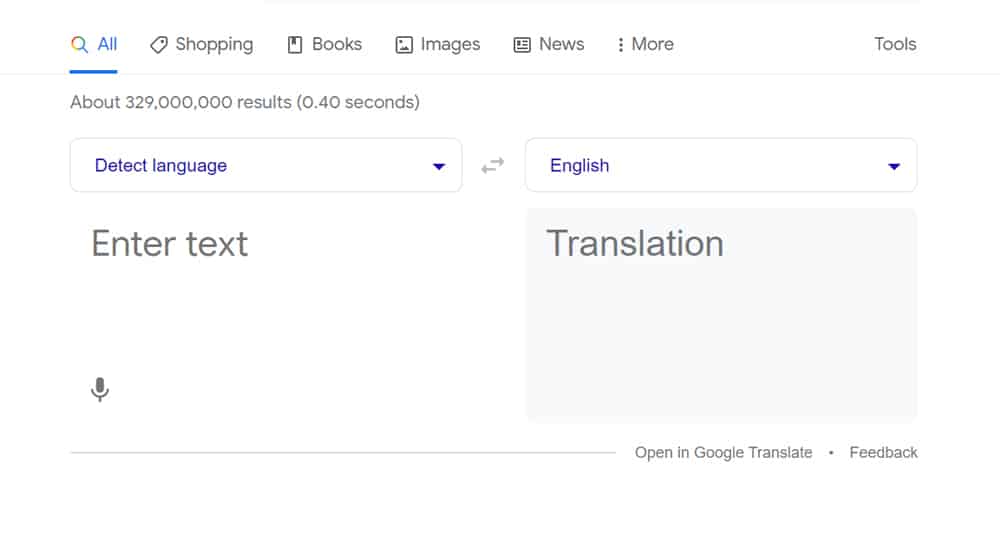 Google Translate Machine Translation