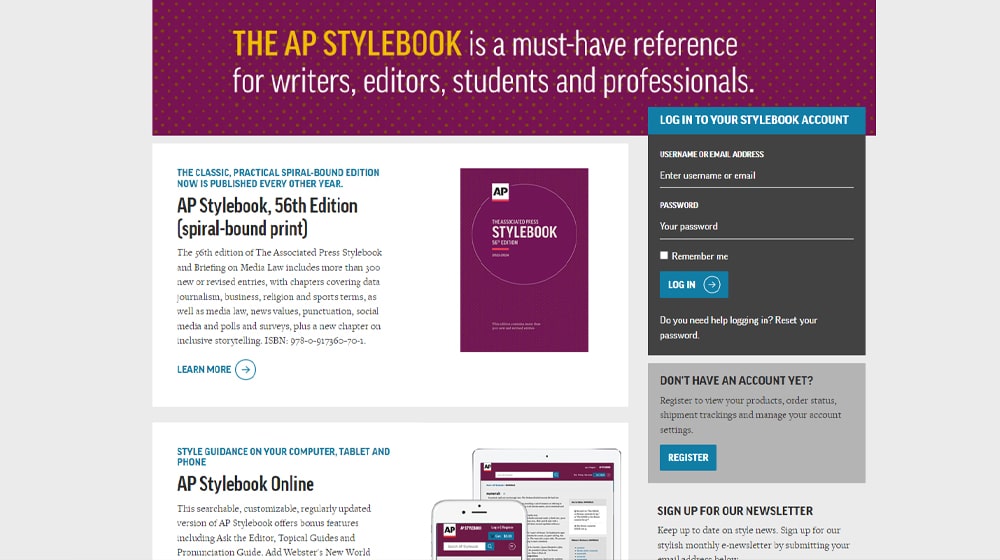 The AP Stylebook