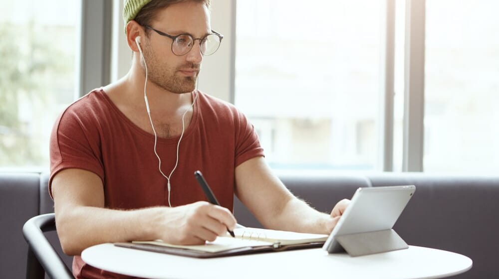 Transcriber Being Tested