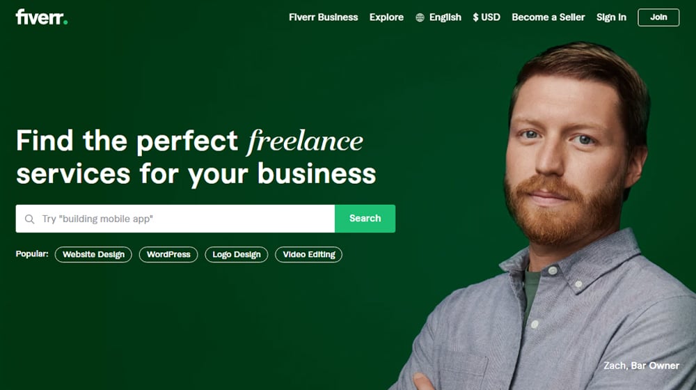 Fiverr Website