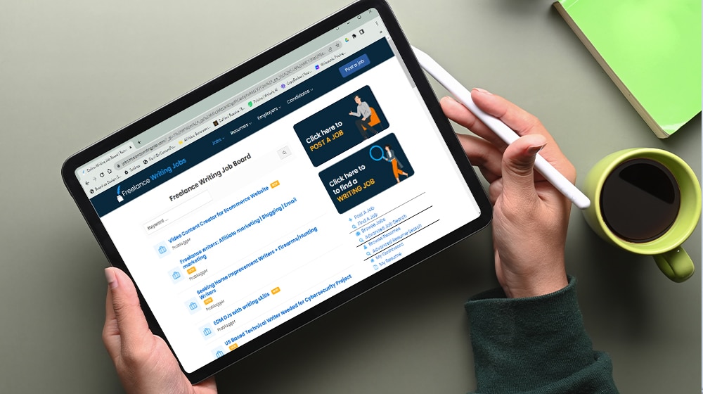 Browsing the Freelance Writing Jobs Job Board