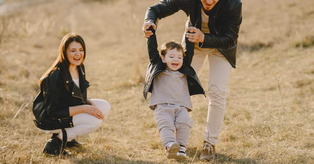 family playing outside topic for writing for pay